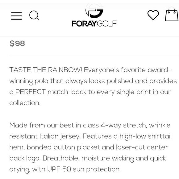 Foray Golf Women's White & Navy Nylon/Spandex Core Sleeveless Polo Shirt NEW - Picture 9 of 14